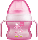 Mam Starter Cup & Glow with Handles 150ml Pink