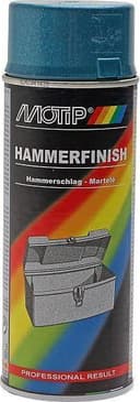 Motip Hammerfinish Lackfärg Blue 0.4L
