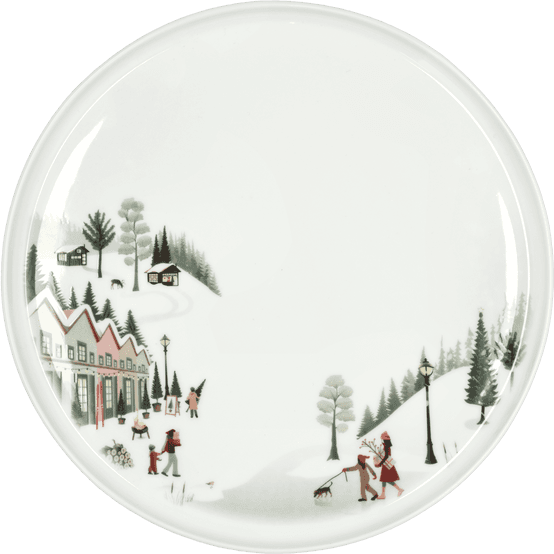 Pillivuyt Vinter Flat tallrik 15.5cm