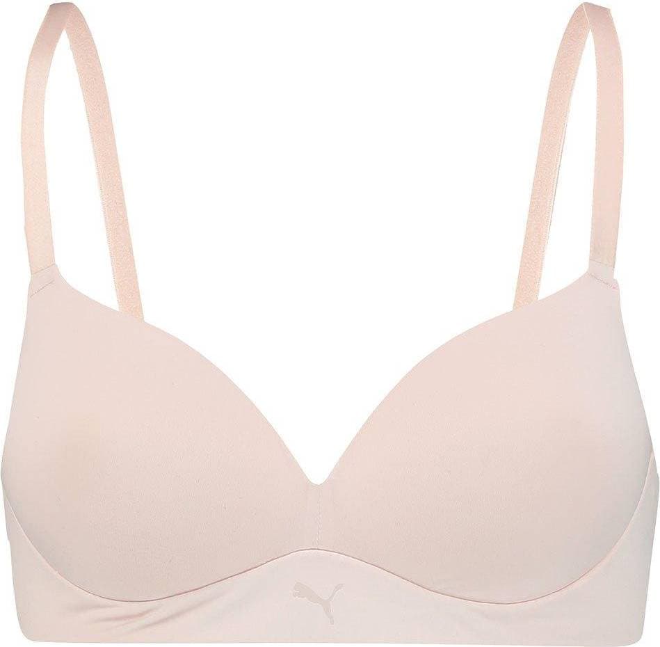 Puma Women's Soft Padded Bra - Rose Dust