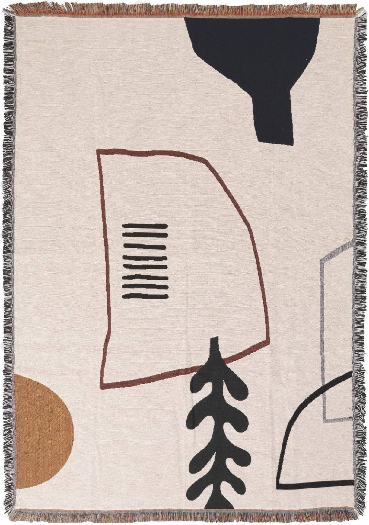 ferm LIVING Mirage Filt Vit (170x120cm)