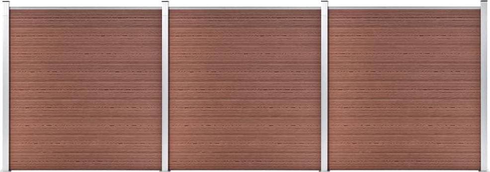 vidaXL Garden Fence WPC