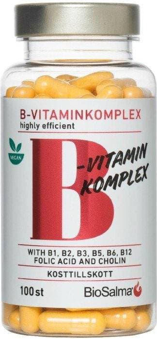 BioSalma B-Vitaminkomplex 100 kapslar 100 st