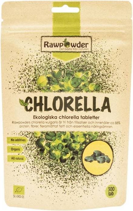 Rawpowder Chlorella EKO 300 st