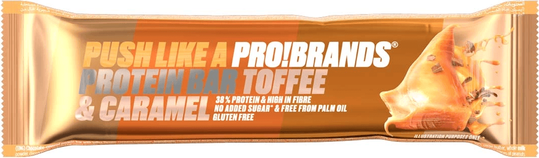 ProBrands Protein Bar Toffee & Caramel 45g 1 st