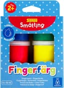 Sense Småtting Fingerfärger 6-pack