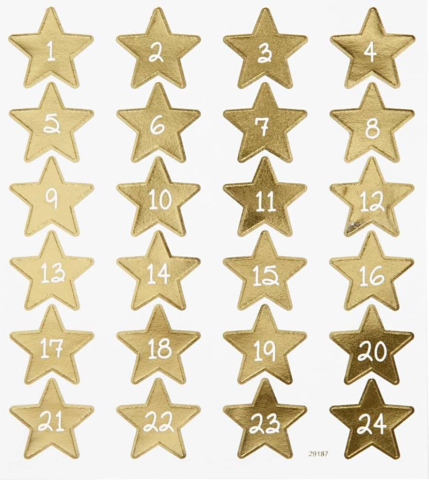 Creativ Company Stickers kalendersiffror 24/fp