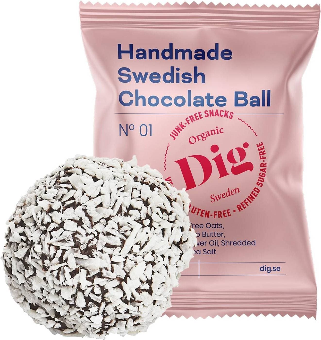Organic Swedish Chocolate Ball 25g