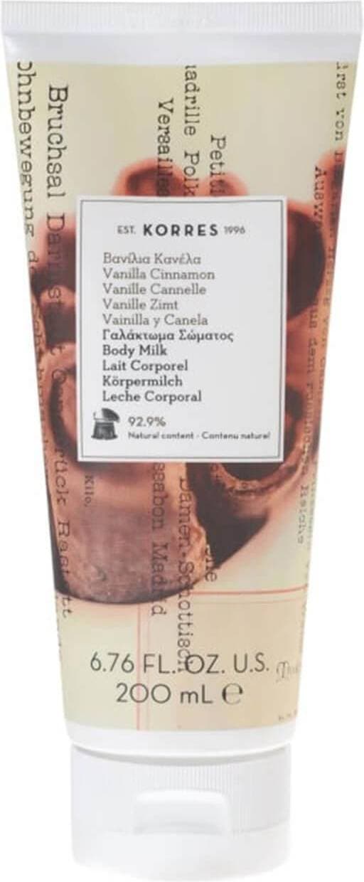Korres Vanilla Cinnamon Body Smoothing Milk 200ml