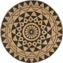 vidaXL 133698 Svart, Natur, Multifärgad, Beige 90cm