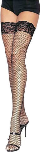 Leg Avenue Stay Up Fishnet Thigh Highs