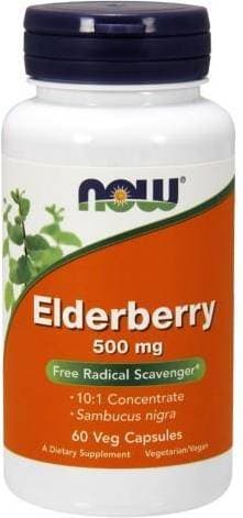 Now Foods Elderberry 500mg 60 st