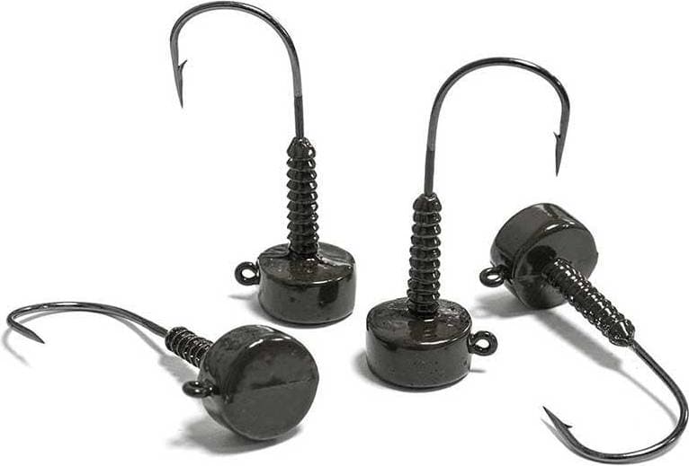 Lunker City Ned Head Black (3-pack) 10gr, 2/0