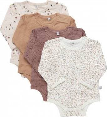 Pippi Body 4-pack - Burlwood (3819-433)