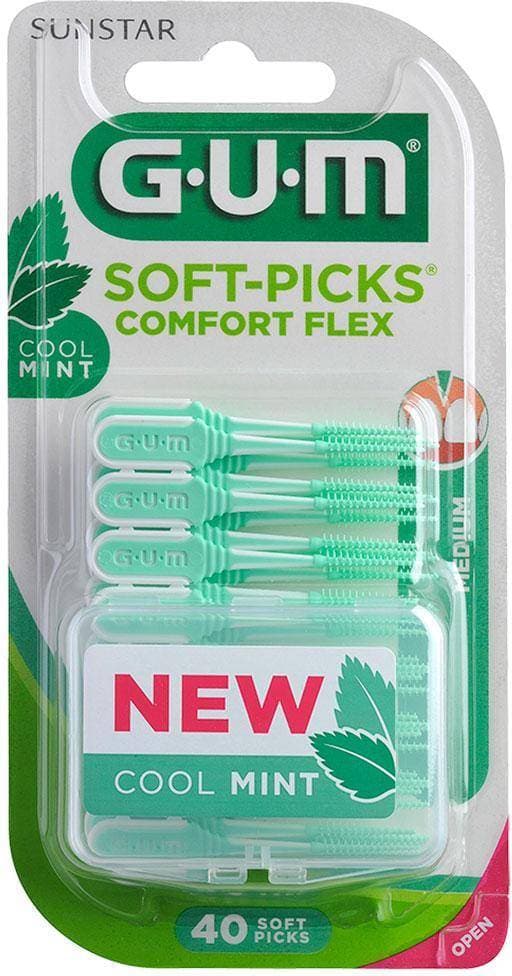 GUM Soft-Picks Comfort Flex Mint Medium 40-pack