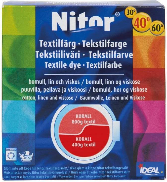 Nitor Textilfärg Korall