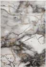 Arkiio Ciril Concrete Grå, Guld 240x340cm