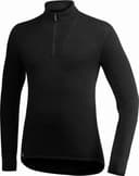 Woolpower Zip Turtleneck 200 Sweater Unisex - Black