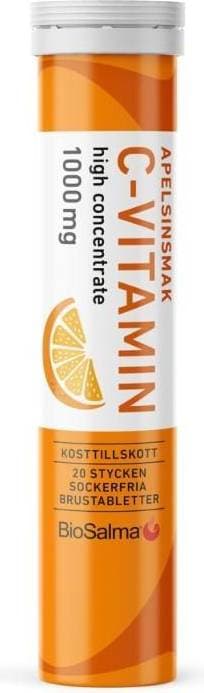 BioSalma C-vitamin 1000mg Orange 20 st