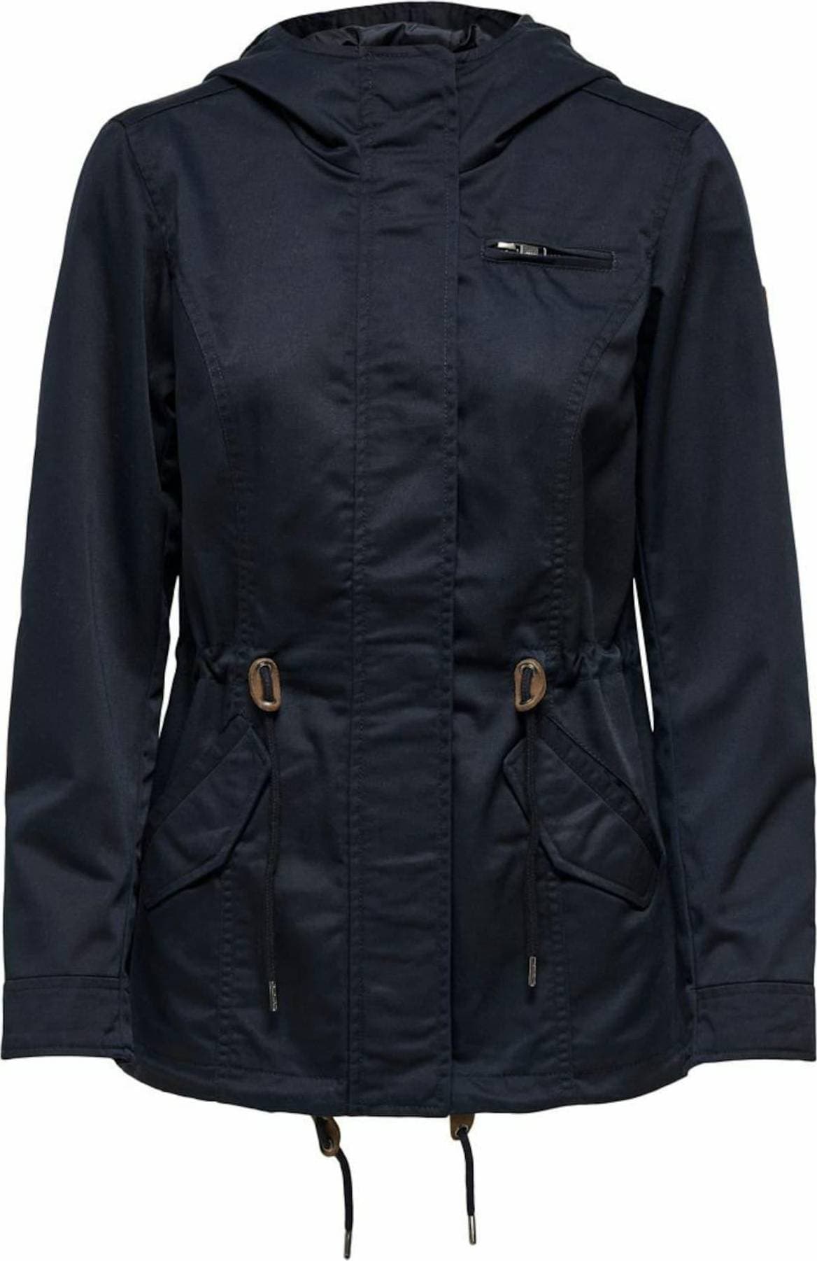 Only Lorca Canvas Parka Jacket - Blue Graphite