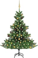 vidaXL Nordmann Fir LED & Ball Julgran 150cm