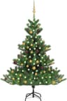 vidaXL Nordmann Fir LED & Ball Julgran 150cm
