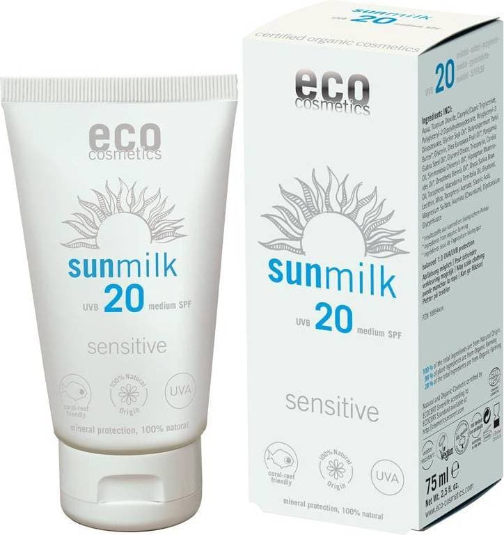 Eco Cosmetics Sunmilk Sensitive SPF20 75ml