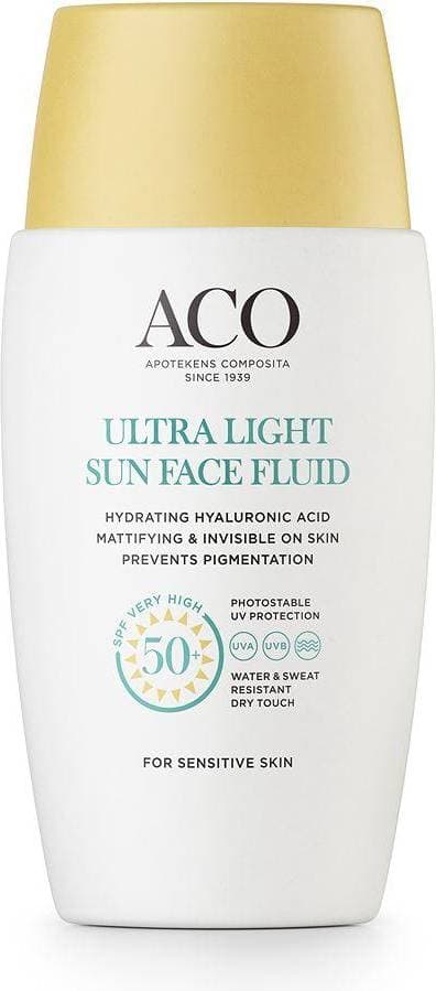 ACO Ultra Light Sun Face Fluid SPF50+ 40ml