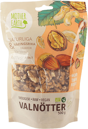 Mother Earth Valnötter Premium ME RAW&EKO 350g