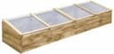 vidaXL Greenhouses 2-pcs 3055328 Trä PVC-plast