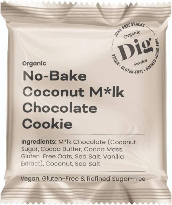 Getraw No-Bake Coconut Mjölkchoklad Cookie 30g