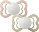Bibs Supreme Glow Silicon Size 2 6+m 2-pack