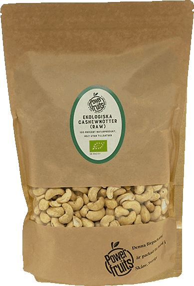Powerfruits Organic Cashew 500g