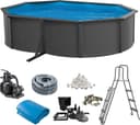 Swim & Fun Basic Pool Oval 4.9x3.6x1.2m