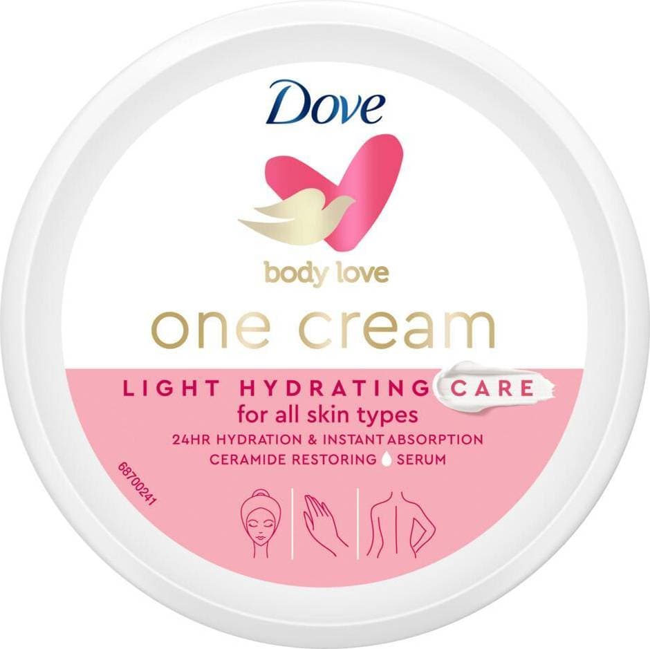 Dove Body Love Light Hydrating Care One Cream 250ml
