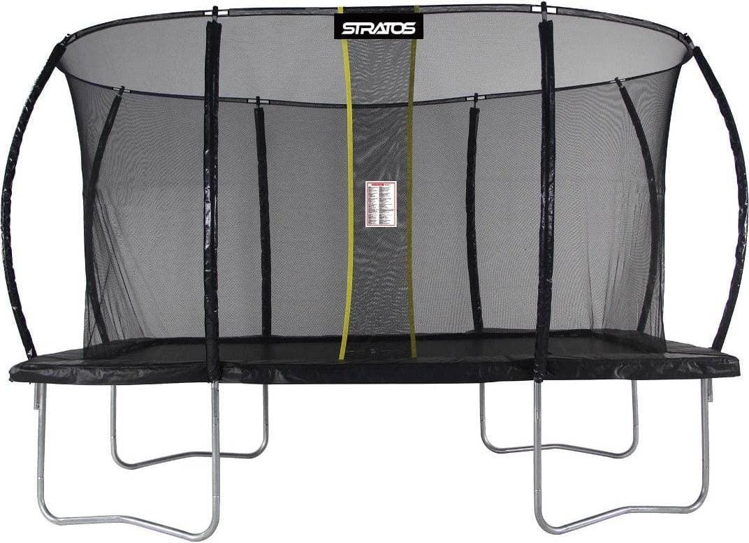 Stratos Rectangular Trampoline 213x305cm + Safety Net