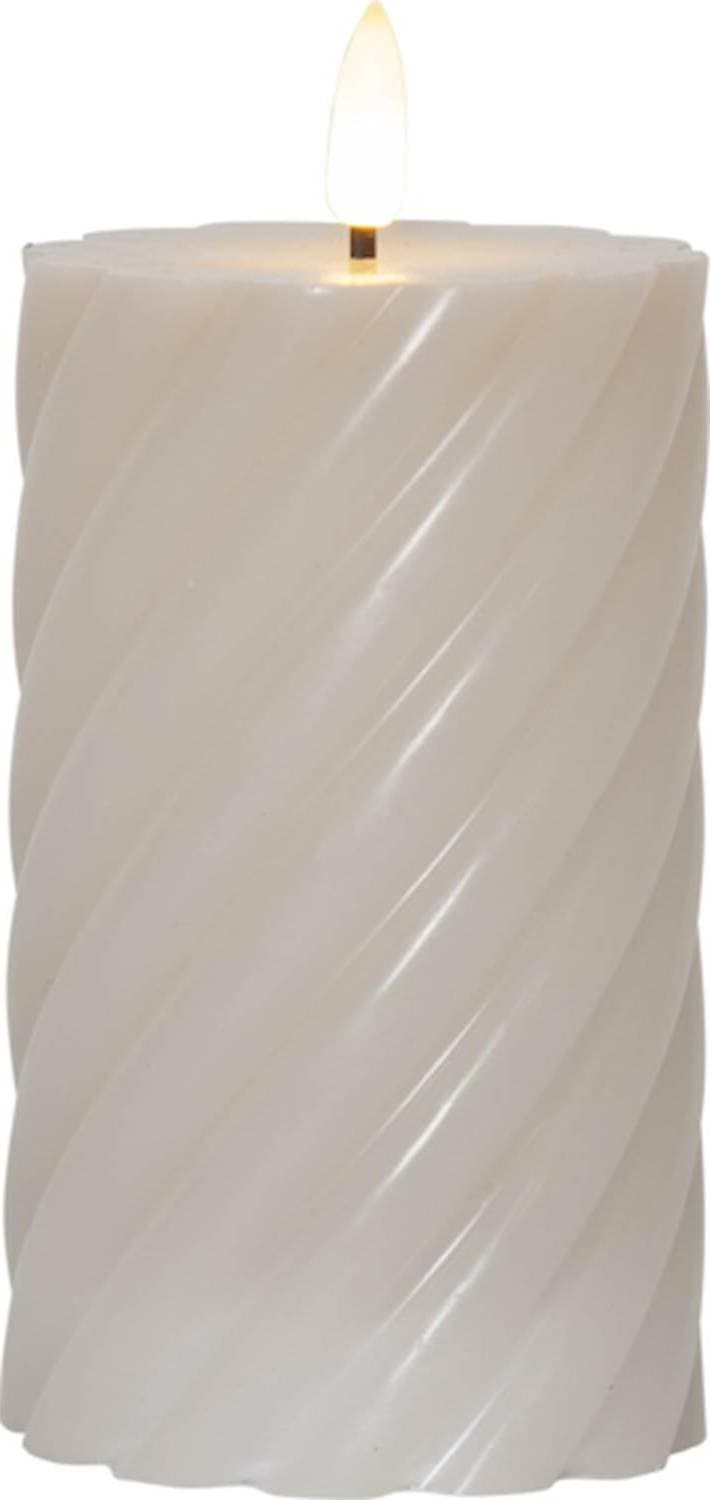 Star Trading Flamme Blockljus (Beige) LED-ljus