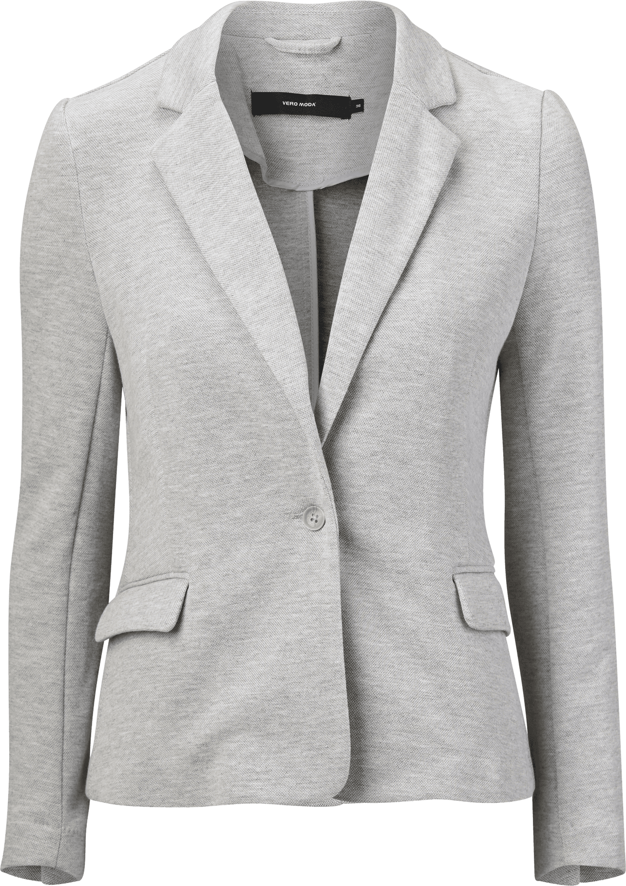 Vero Moda Julia Blazer - Grey/Light Grey Melange