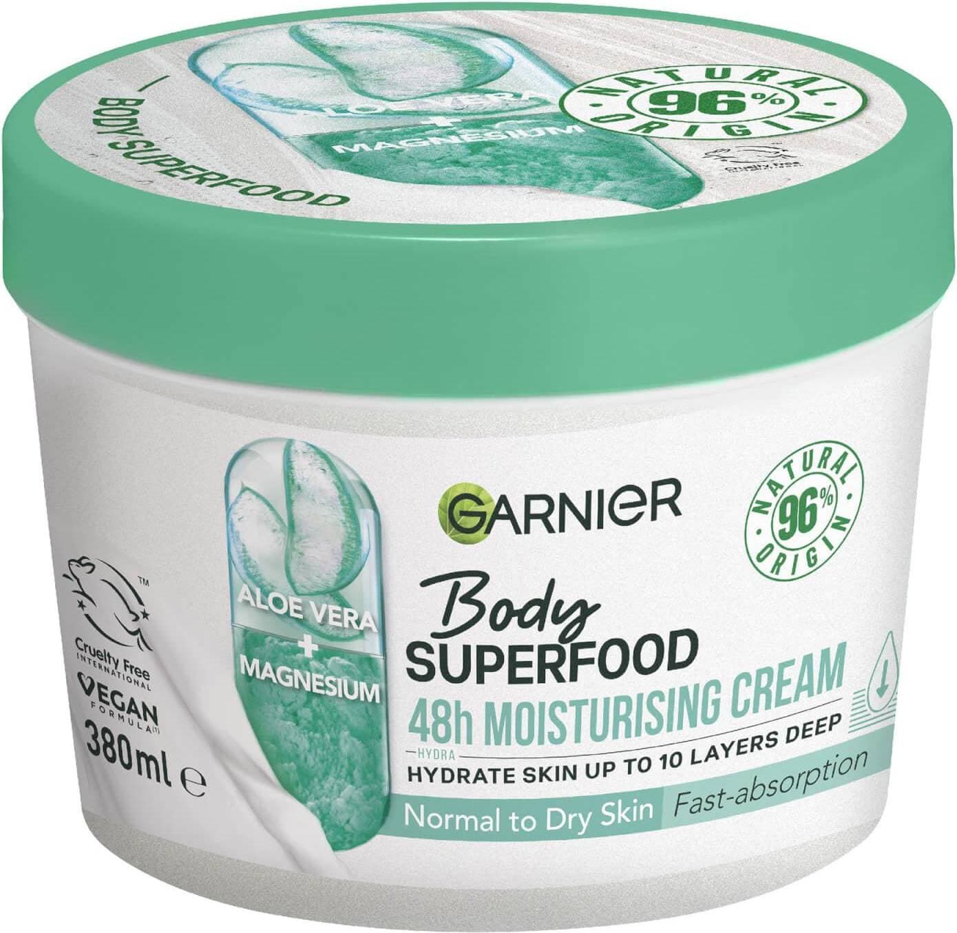 Garnier Body Superfood Aloe Vera & Magnesium 380ml
