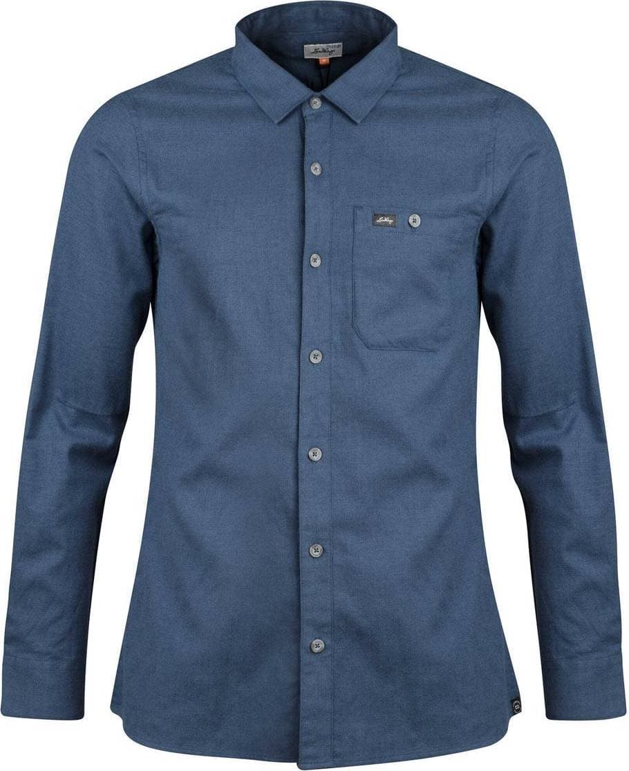 Lundhags Ekren Solid Ms LS Shirt - Mid Blue