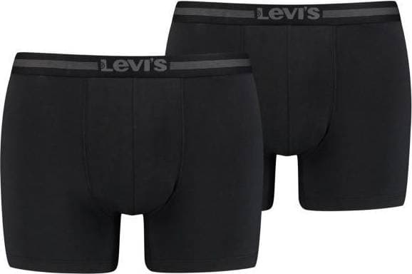 Levi's Tencel Boxer Briefs 2-pack - Jet Black/Black