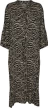 Soaked in Luxury Zaya Dress - Beige Zebra