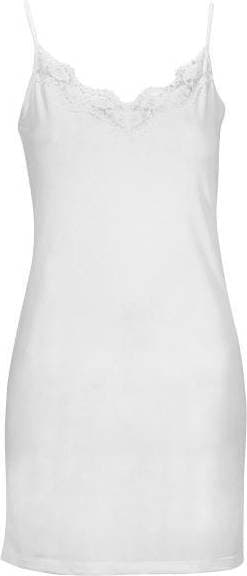 Damella Microfiber Full Lace Slip - White