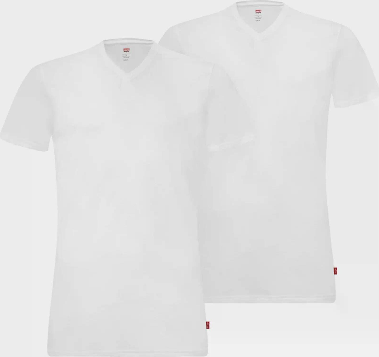 Levi's Base V-Neck T-shirt 2-pack M - White