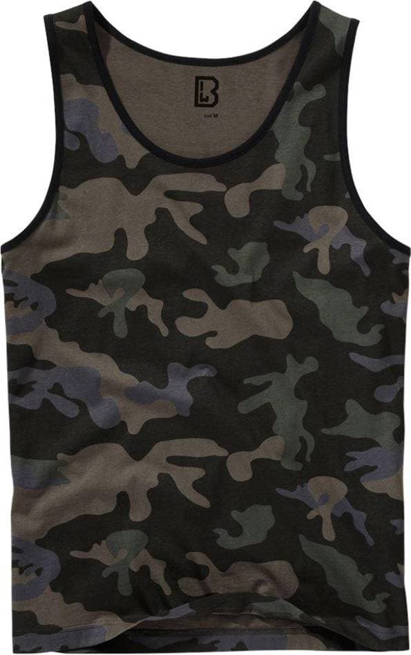 Brandit Tank Top - Dark Camo