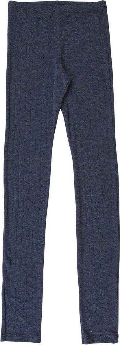 Joha Emily leggings dam, ull/silke, Mörkblå
