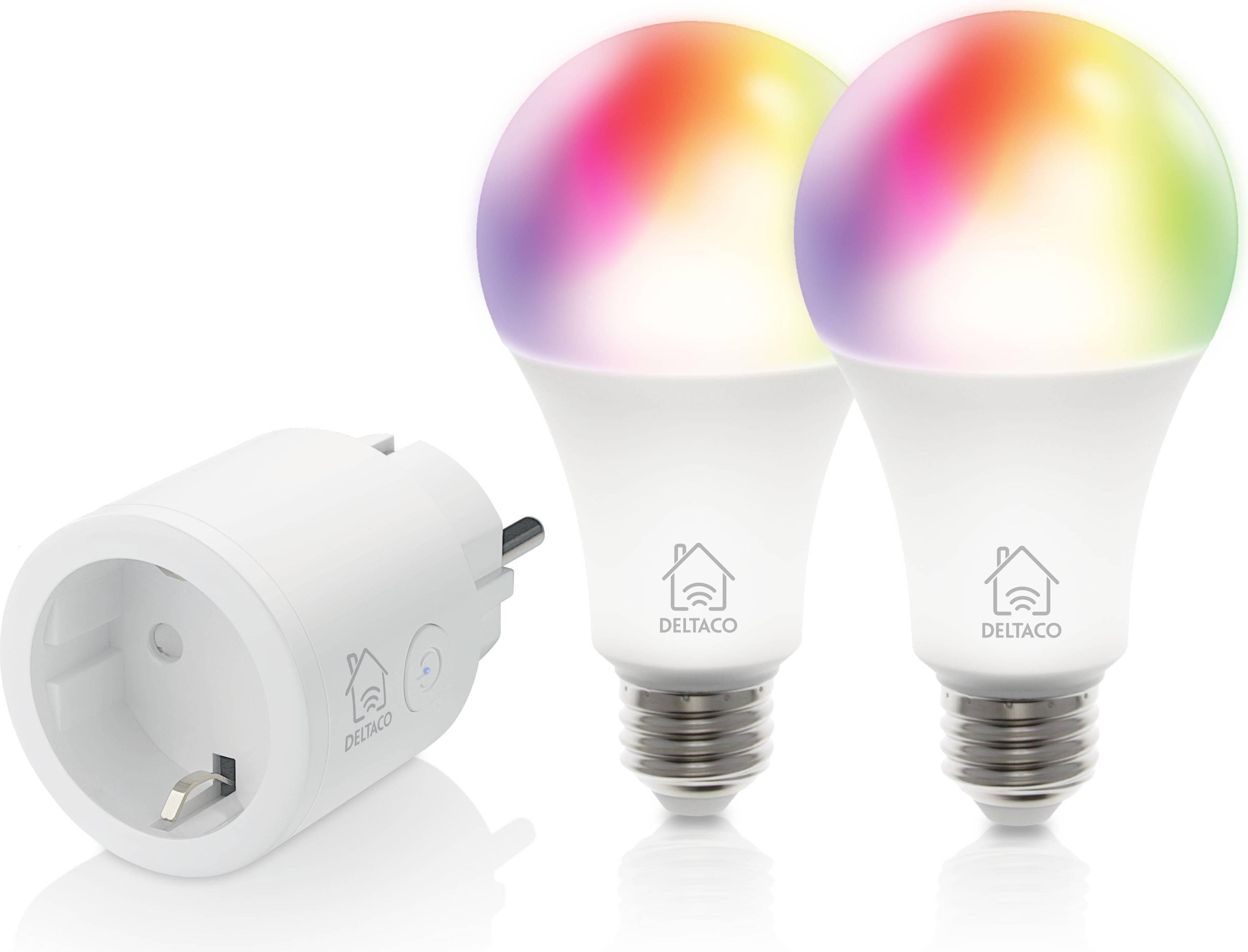 Deltaco Start Kit 1-plug 2-bulbs