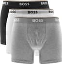 HUGO BOSS Power Boxer Briefs 3-pack - White/Grey/Black