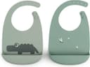 Done by Deer Croco Silicone Bib 2-pack