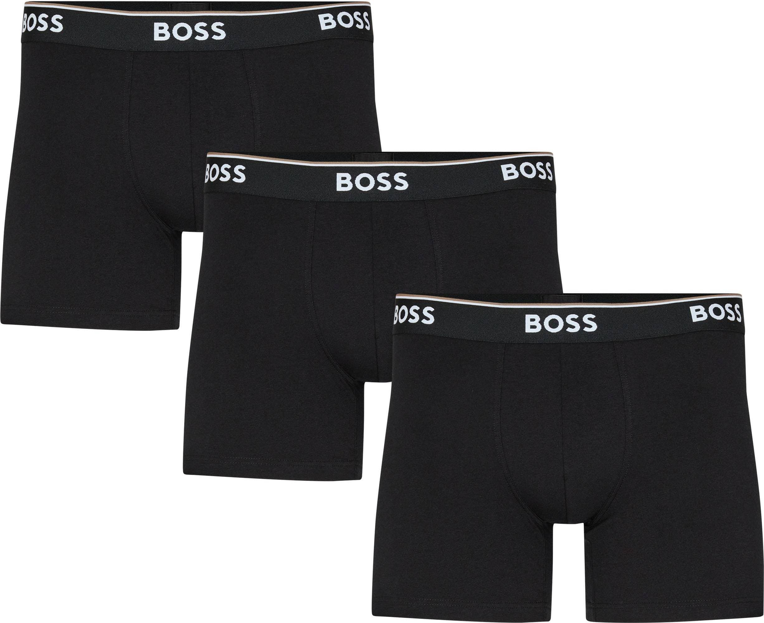 HUGO BOSS Power Boxer Briefs 3-pack - Black